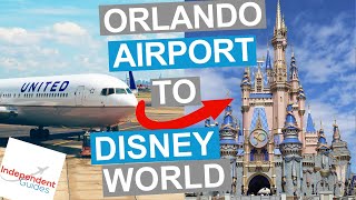 Orlando Airport to Disney World 2023  Mears Connect Sunshine Flyer Uber Lyft Taxi Prices amp More [upl. by Aro]