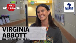 Virginia Abbott is a FOX54 Top Teacher from Mill Creek Elementary School [upl. by Lertram]