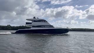 Maritimo M75 Cruising Motoryacht Launch [upl. by Hillman421]