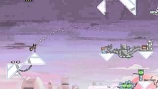 Angry Birds Star Wars Level 218 Death Star 3 Stars Bonus Walkthrough Full HD [upl. by Cattier986]