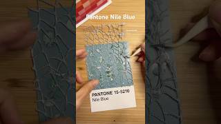 Pantone Nile Blue pantonechallenge pantone nileblue music journaling journaltherapy collage [upl. by Eceirahs]