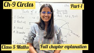 Ch9 Circles  Full chapter Explanation  Part1  Class 5 Maths [upl. by Elyod]