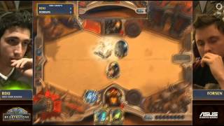 DreamHack Hearthstone Championship 2014  Groupstage  Rdu vs Forsen [upl. by Horner489]