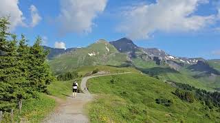 Eiger Ultra Trail 51k after the first climb to Grosse Scheidegg [upl. by Aronaele]