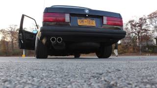 M60 V8 E30 Exhaust Sound [upl. by Pomfrey]