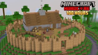 100 Hours In Minecraft Hardcore Episode 1 [upl. by Ennyrb]