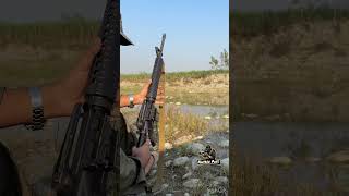 M16 vs cigarette  m16 m16a2 targetshooting khyberpass afghanistanpakistan [upl. by Loresz]