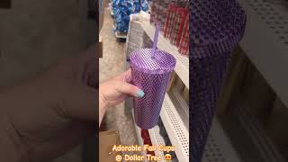 FallHalloween Cups  Dollar Tree Starbucks Tumbler Dupes fall dollartree [upl. by Ahseinar471]