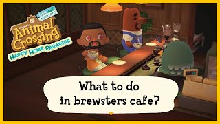 What Can You Do at Brewsters Cafe THE ROOST  Animal Crossing New Horizons Guide [upl. by Wier566]