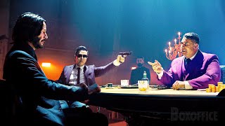 The Poker Game Scene  John Wick Chapter 4  CLIP [upl. by Nirred369]