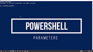 10 Powershell Basics in Telugu  Parameters [upl. by Dev]