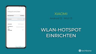 WLANHotspot einrichten  Xiaomi Android 12  MIUI 13 [upl. by Eiramik]