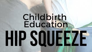 Labor Support Technique  Easy Rebozo Hip Squeeze  Ancient Doula Wisdom Childbirth Education [upl. by Kassia]