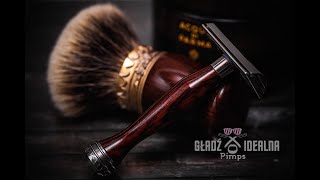 SAPONIFICIO VARESINO SAFETY RAZOR COCOBOLO [upl. by Petite]