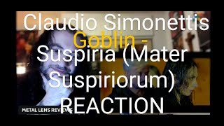 Claudio Simonettis Goblin  Suspiria  REACTION [upl. by Neehsas]