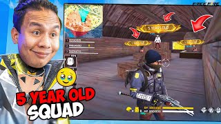 New Free Fire with My 5 Years Old Squad 😍 Tonde Gamer [upl. by Doane]