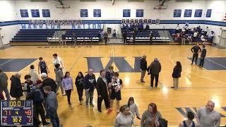 Waldwick High School vs WoodRidge High School Mens Varsity Basketball [upl. by Sokem]