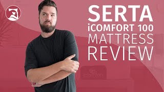 Serta iComfort Blue 100 Gentle Firm Mattress Review  True Memory Foam Comfort [upl. by Frendel43]