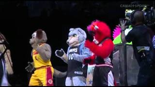 NBA All Star 2012 Funny Mascots Dance [upl. by Chavez]