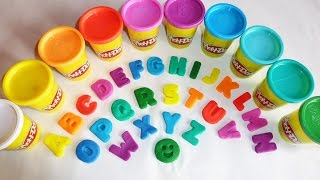 ABC Play Doh Alphabet  Animal Sounds  Alphabet Song  Surprise Eggs  Nursery Rhymes [upl. by Eelanaj763]