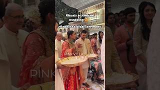 Radhikas bidaai video got us 🥹❤️  shorts wedding  Anant Ambani Wedding [upl. by Anilet]