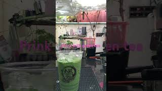 Pink milk green tea [upl. by Colver]