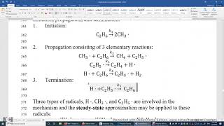 36 5 Radical Chain Reactions [upl. by Lura76]