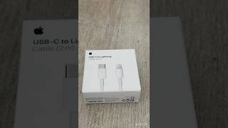 Umboxing du chargeur USBC vers Lightning d’Apple [upl. by Cora]