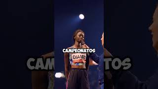 La atleta española Fátima Diame atleta atletanatural fatimadiame [upl. by Jephum]