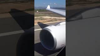 Airbus A330200 takeoff airbus aviation flying airport mallorca a330 [upl. by Marchelle]