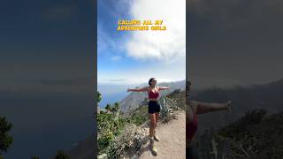 Hiking in Tenerife Anaga Rural Park tenerife hikingadventures hiking girl outdoorsy [upl. by Lonne879]