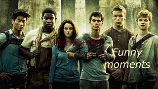 The Maze Runner Cast Interview Will Poulter Kaya Scodelario Thomas BrodieSangster Dylan OBrien [upl. by Eneres]