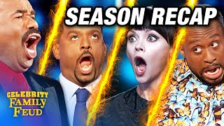 Craziest Celebrity Family Feud moments END Steve Harvey 2023 [upl. by Cointon406]