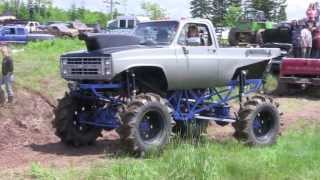 MUD BOGGIN CHEVYS 49s  Pleasant Valley Mud Bogs [upl. by Laddy497]