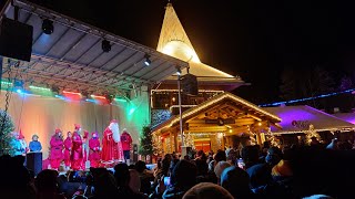 Rovaniemi Christmas Season Opening in Santa Claus Village  Arctic Circle  Lapland Finland [upl. by Kenta]