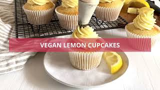 Vegan Lemon Cupcakes [upl. by Cart369]