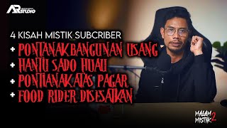 Malam Mistik 2  4 KISAH MISTIK SUBSCRIBER [upl. by Ahtenak]