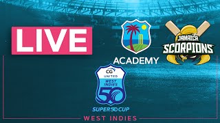 🔴 LIVE WI Academy v Jamaica  CG United Super50 2024 [upl. by Swain]