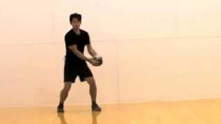 Coach Kendal Med Ball Lateral Throw for Golf Lower Body Action [upl. by Silevi602]