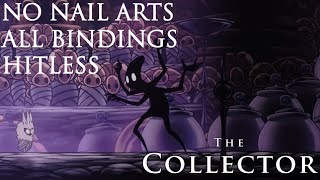 Hollow Knight  Hitless Collector All bindingsNo nail arts [upl. by Ranilopa]