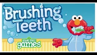 Sesame StreetElmo Brushes His Teeth [upl. by Nnewg]