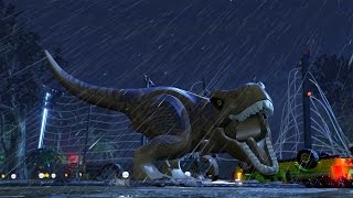 LEGO Jurassic Park Pelicula Completa Español [upl. by Attelra]