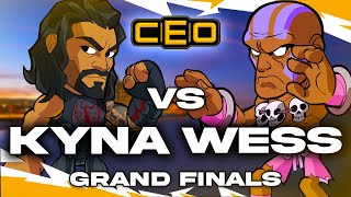 Kyna vs Wess  Grand Finals  CEO 2024 Brawlhalla MidSeason Championship [upl. by Ellebyam]