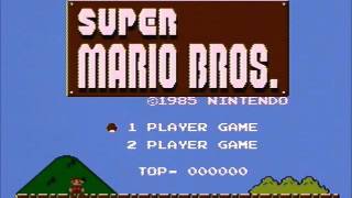 Super Mario Bros NES Title Screen amp Demo [upl. by Alek]