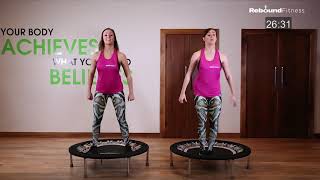 ✅Rebound Trampoline Workout for Beginners  Lose Weight amp Tone Body  Pure Rebounding Fun [upl. by Ellimahs2]