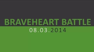 Braveheart Battle 2014  Alle Hindernisse  Kompletter Lauf  BraveheartBattle Sound fixed [upl. by Mariele]