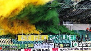 MŠK Žilina 60 FC Spartak Trnava 1252018  Ultras Žilina Pyro [upl. by Tini]