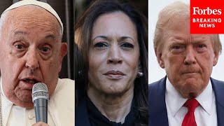 White House Responds To The Popes Lesser Evil Comments About Kamala Harris And Donald Trump [upl. by Trici]