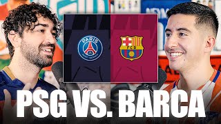 PSG vs Barcelona PREVIEW amp PREDICTIONS  UEFA Champions League 🏆 [upl. by Yelssew]