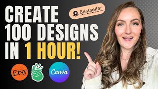 How Top Etsy Sellers Create 100 Designs in Just 1 Hour 🎨🚀 [upl. by Seve]